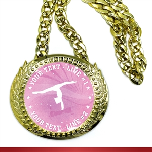 Women's Gymnastics Monster Sized Medal Gift