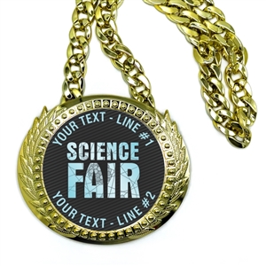 ScienceMonster Sized Medal | Gigantic Bling Science Medal