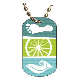 Triathlon Dog tag