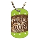 Mud Run Dog tag