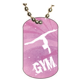 Gymnastics Dog tag