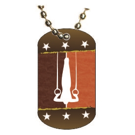 Gymnastics Dog tag