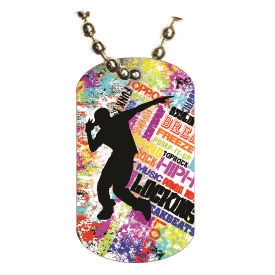 Dance Dog tag