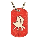 Dance Dog tag