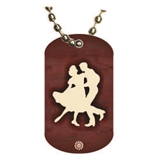 Dance Dog tag