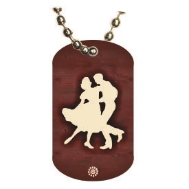 Dance Dog tag