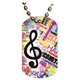 Music Dog tag