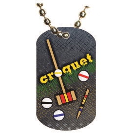 Croquet Dog tag