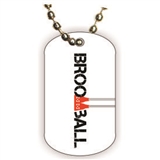 Broomball Dog tag