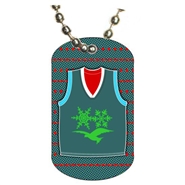 Winter Dog tag