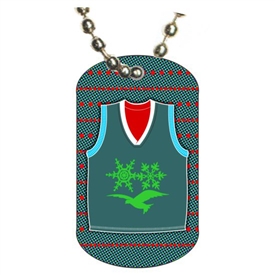 Winter Dog tag