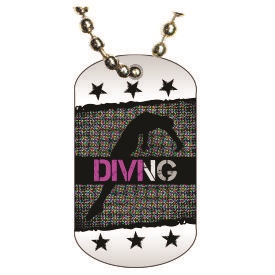 Diving Dog tag