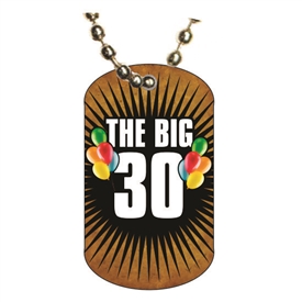 Birthday Dog tag