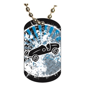 Pinewood Derby Dog tag