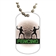 Fencing Dog tag