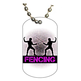 Fencing Dog tag