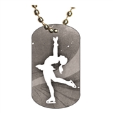 Figure Skating Dog tag