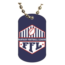 Fantasy Football Dog tag