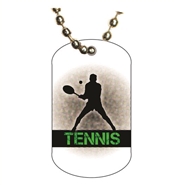 Tennis Dog tag