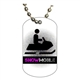 Snowmobile Dog tag