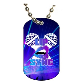 Lip Sync Dog tag