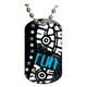 Running Dog tag