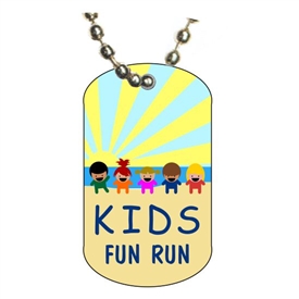 Kids Run Dog tag