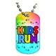 Kids Run Dog tag