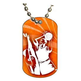 Basketball Dog tag