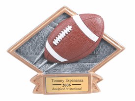 Football Sculpted Resin Trophy