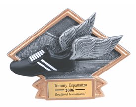 Track Sculpted Resin Trophy