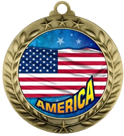 American Flag Medal