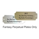 Printed Plates for â€‹Fantasy Football Awards