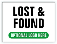 Race Event I.D. & Information Sign | Lost & Found