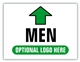 Race Event I.D. & Information Sign | Men Directional