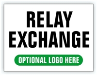 Race Event I.D. & Information Sign | Relay Exchange