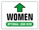 Race Event I.D. & Information Sign | Women Directional
