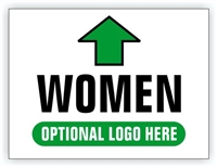 Race Event I.D. & Information Sign | Women Directional