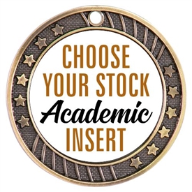 Academic Full Color Insert Medal