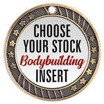 Body Building Full Color Insert Medal