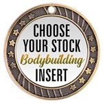 Body Building Full Color Insert Medal