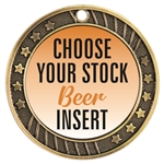 Beer Full Color Insert Medal