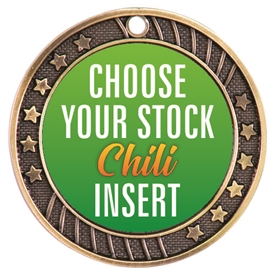 Chili Cook-off Full Color Insert Medal