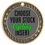 Cycling Full Color Insert Medal