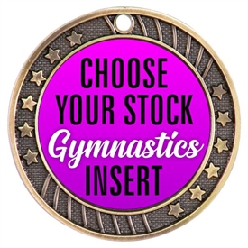 Gymnastics Full Color Insert Medal