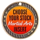 Martial Arts Full Color Insert Medal