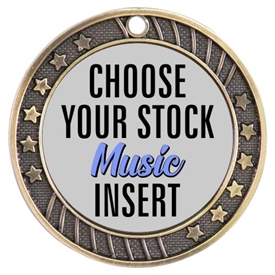 Music Full Color Insert Medal