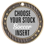 Soccer Full Color Insert Medal