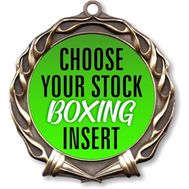 Boxing Full Color Insert Medal