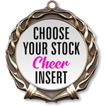 Cheer Full Color Insert Medal